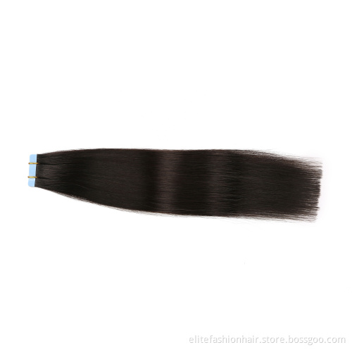 Brazilian Tape Extensions Human Hair Silky Straight 100% Virgin Hair Extensions Invisible 12''-30'' Human Remy Hair